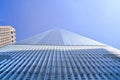 Manhattan financial district buildings on a sunny day. Architecture and business concepts. Manhattan, New York City, USA Royalty Free Stock Photo