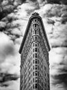 Manhattan Flatiron Building B&W Royalty Free Stock Photo