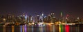 Manhattan midtown panorama Royalty Free Stock Photo