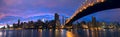 Manhattan midtown panorama Royalty Free Stock Photo