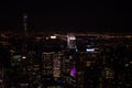 Manhattan, Midtown Seen From the Empire State Building at Night Royalty Free Stock Photo