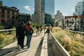Manhattan, New York City - June 2022 The High Line Park in Manhattan New York. Royalty Free Stock Photo
