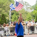 New York Senator Liu at 55th Annual `Celebrate Israeli` Parade in New York City Royalty Free Stock Photo