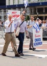 Senator Chuck Schumer at 55th Annual `Celebrate Israeli` Parade in New York City Royalty Free Stock Photo