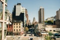 Manhattan, New York City - June 2022 view from The High Line Park in Manhattan New York. Royalty Free Stock Photo