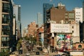 Manhattan, New York City - June 2022 view from The High Line Park in Manhattan New York. Royalty Free Stock Photo