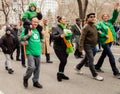 St. Patrick`s Day Parade in New York City March 16, 2019 Royalty Free Stock Photo