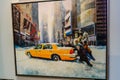 Manhattan, New York City, NY, United States - April 7, 2019 Artexpo New York, modern and contemporary art show, Pier 90