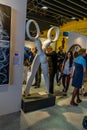 Manhattan, New York City, NY, United States - April 7, 2019 Artexpo New York, modern and contemporary art show, Pier 90