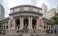 Manhattan, New York City, United States of America [ New York Public Library historical building architecture, street view ] Royalty Free Stock Photo