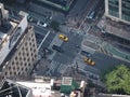 Manhattan Street Crosswalk Intersection With Traffic