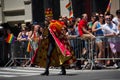 Manhattan, New York, June, 2017: fancy king costume in The Gay Pride Parade