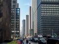 Manhattan, New York, United States of America : [ City architecture details from above and down below, apartment bui Royalty Free Stock Photo