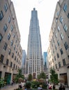 Manhattan, New York, United States of America : [ City architecture details from above and down below, apartment bui Royalty Free Stock Photo