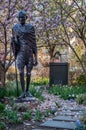 Statue of Mahatma Gandhi, Manhattan, New York, USA Royalty Free Stock Photo