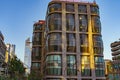 Manhattan, New York, USA - August 29, 2019: High Line Park in Manhattan. View of the surrounding houses and parks. High Line is a Royalty Free Stock Photo