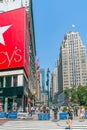 Manhattan, New York, USA - August 19, 2019 Historic Macy`s Herald Square at 34th St. in NYC Royalty Free Stock Photo