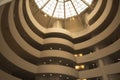 Manhattan, New York, USA, 07.19.2017: the Guggenheim Museum inside at Central Park