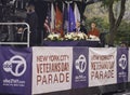 Manhattan, New York, USA - November 11, 2019: 100th Annnual Veteran Day Parade in New York