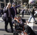 Manhattan, New York, USA - November 11, 2019: 100th Annnual Veteran Day Parade in New York