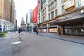 Empty Streets of Herald Square New York from Covid-19 pandemic Royalty Free Stock Photo