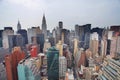 Manhattan skyline Royalty Free Stock Photo