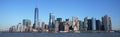 Manhattan Skyline and One World Trade Centre Royalty Free Stock Photo