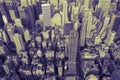 Manhattan Skyline in Duotone