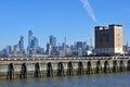 Manhattan Skyline and Holland Tunnel Ventilation Building