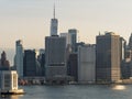 Manhattan skyline from hudson river