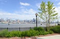 Manhattan skyline with Hudson River, New York Cit Royalty Free Stock Photo