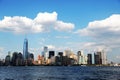 Manhattan skyline in New York Royalty Free Stock Photo