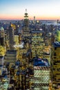 The Manhattan Skyline Royalty Free Stock Photo