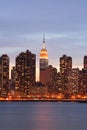 Manhattan skyline at Night