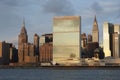 Manhattan Skyline seen from Long Island City Royalty Free Stock Photo