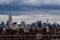 Manhattan skyline shows Empire State Building