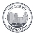 Manhattan Skyline stamp