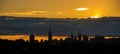 Manhattan Skyline at Sunset