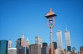 Manhattan skyline with World Trade Center Twin Towers, New York, USA Royalty Free Stock Photo