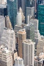 Manhattan Skyscraprers Aerial View, NYC