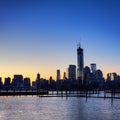 Manhattan sunrise Royalty Free Stock Photo