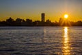 Manhattan sunrise Royalty Free Stock Photo