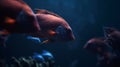 Manhattan Underwater: Award-Winning Minimalist Close-Up with Cinematic Atmosphere and Intricate Detail, Generative AI