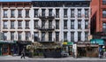 Second Avenue, old apartment buildings and ethnic restaurants