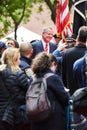 Mayor Bill de Blasio at Veterans Day Parade in NYC