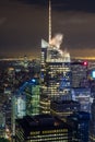 Manhattan view at night Royalty Free Stock Photo