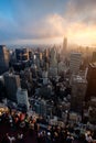 Manhattan view from Rockeffeler center - Top of the rock