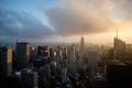 Manhattan view from Rockeffeler center - Top of the rock