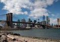 Manhattan, World Trade Center, Brooklyn Bridge, New York City.