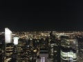 Manhatten city view from Top of the Rock Royalty Free Stock Photo